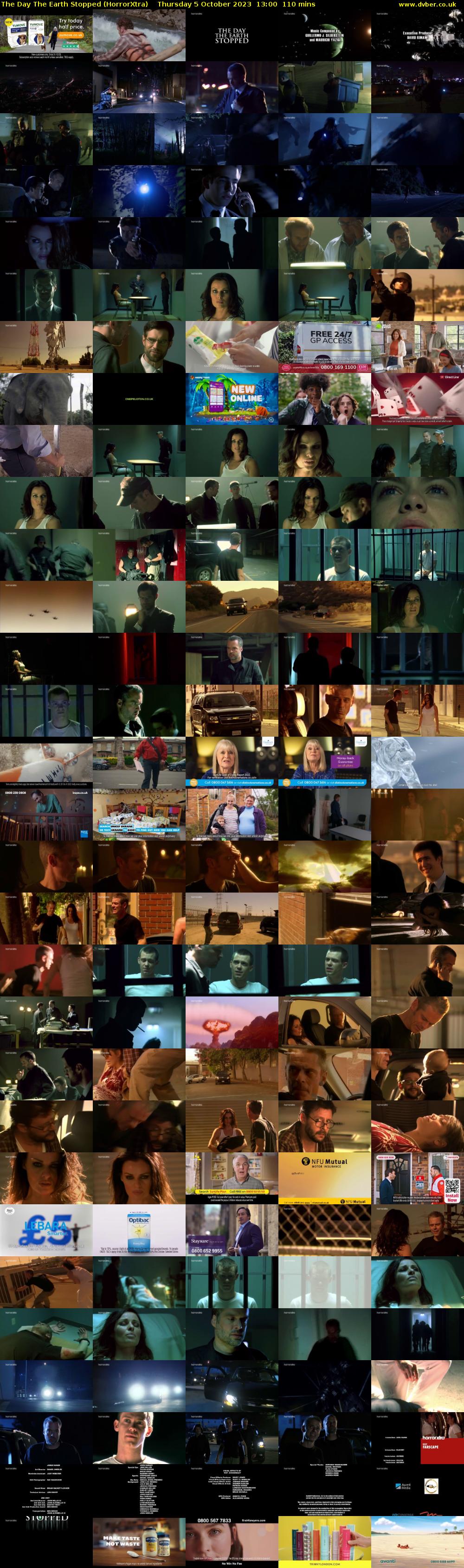 The Day The Earth Stopped (HorrorXtra) Thursday 5 October 2023 13:00 - 14:50