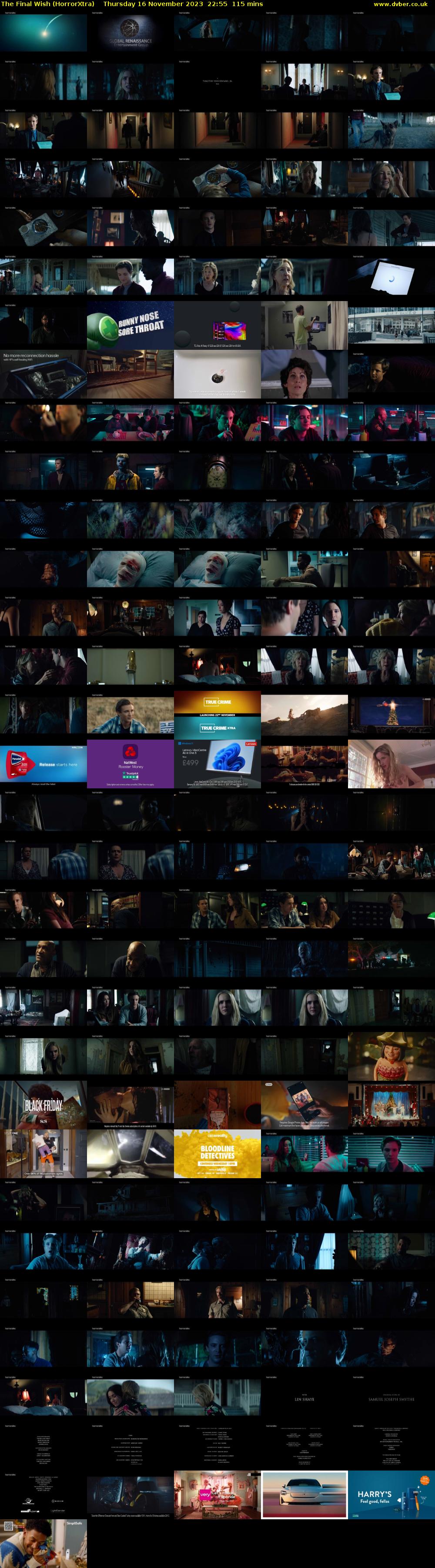 The Final Wish (HorrorXtra) Thursday 16 November 2023 22:55 - 00:50