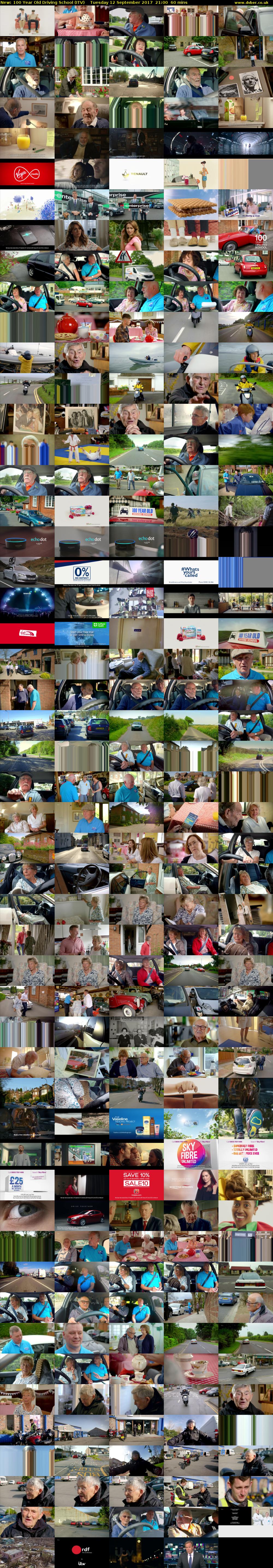 100 Year Old Driving School (ITV) Tuesday 12 September 2017 21:00 - 22:00