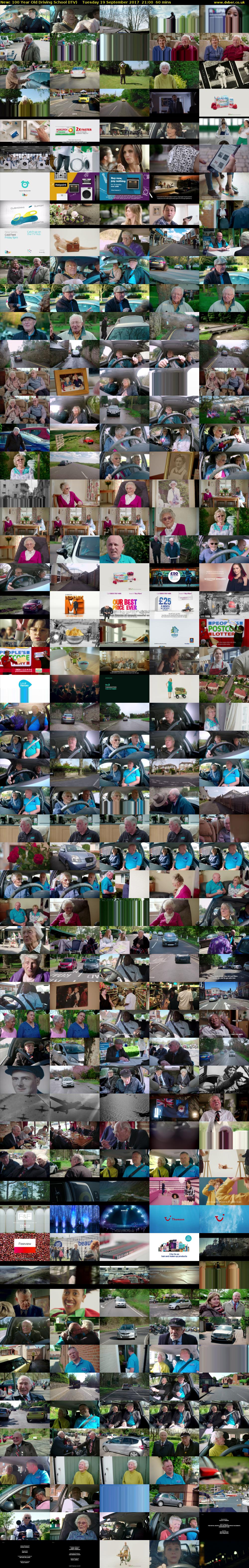 100 Year Old Driving School (ITV) Tuesday 19 September 2017 21:00 - 22:00