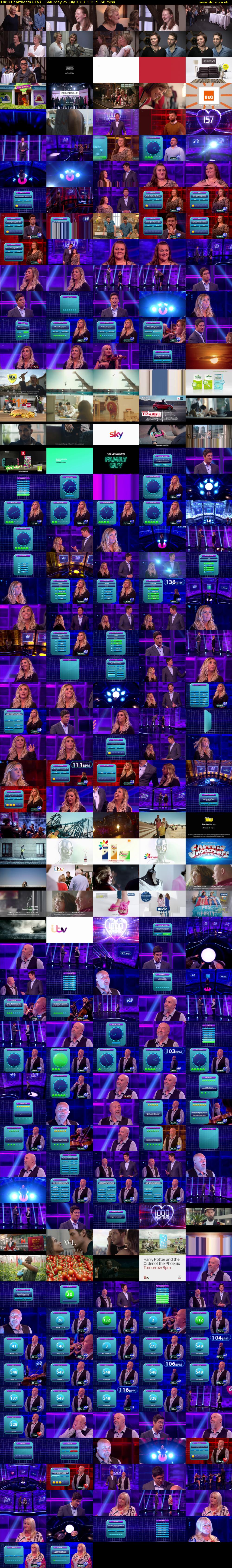 1000 Heartbeats (ITV) Saturday 29 July 2017 11:15 - 12:15
