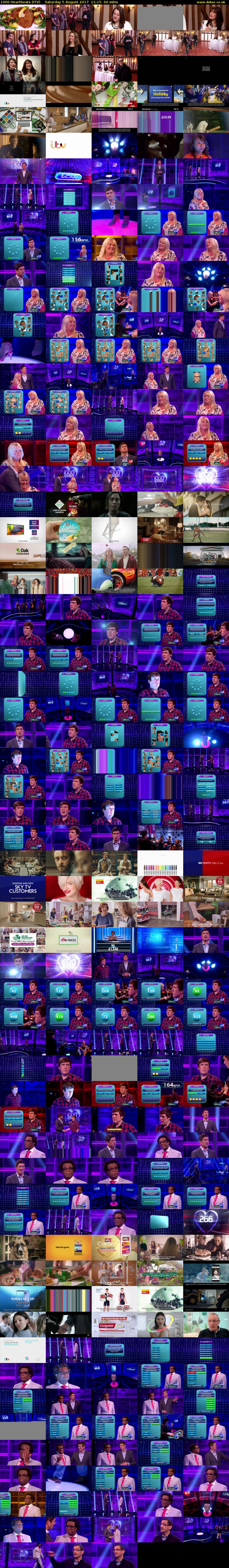 1000 Heartbeats (ITV) Saturday 5 August 2017 11:15 - 12:15