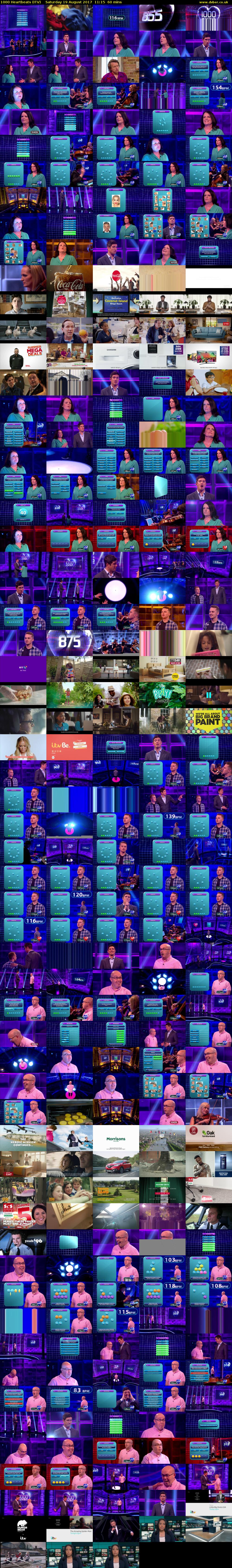 1000 Heartbeats (ITV) Saturday 19 August 2017 11:15 - 12:15