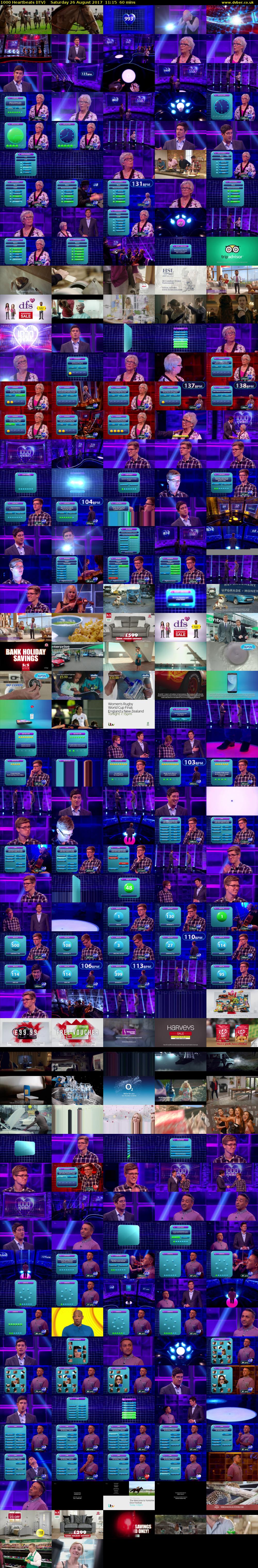 1000 Heartbeats (ITV) Saturday 26 August 2017 11:15 - 12:15