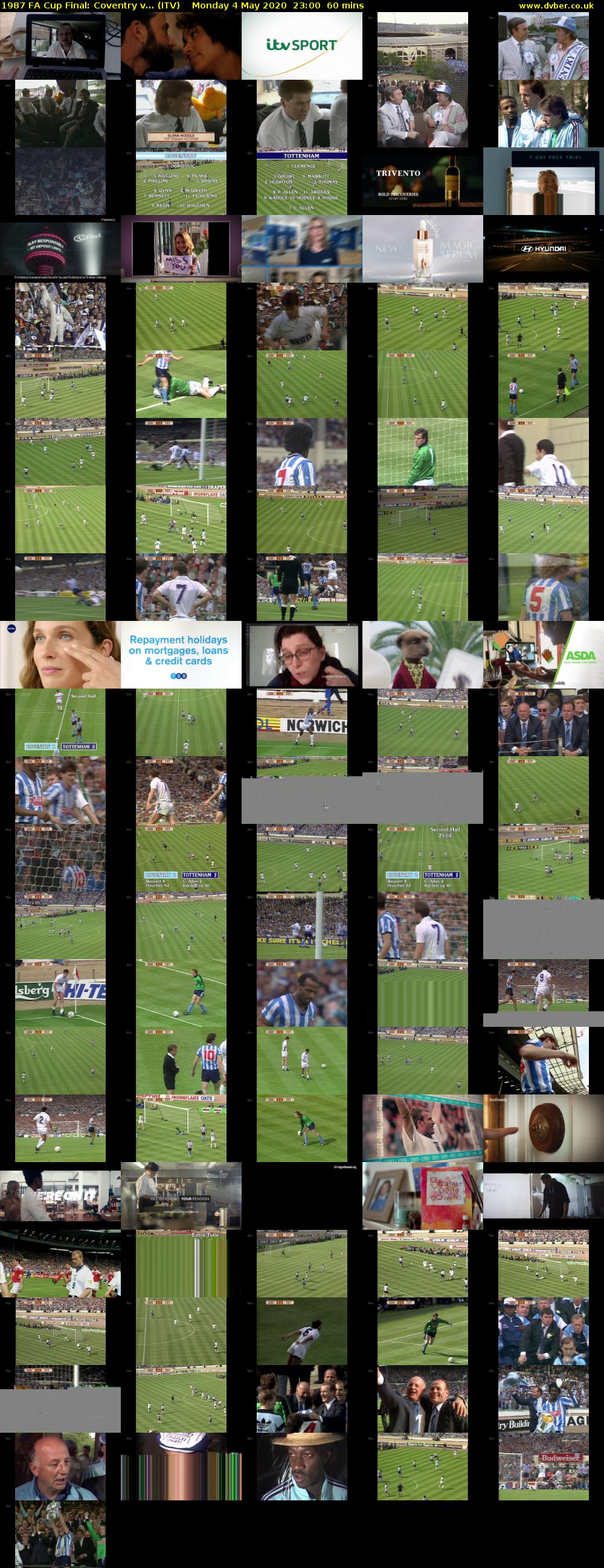 1987 FA Cup Final: Coventry v... (ITV) Monday 4 May 2020 23:00 - 00:00