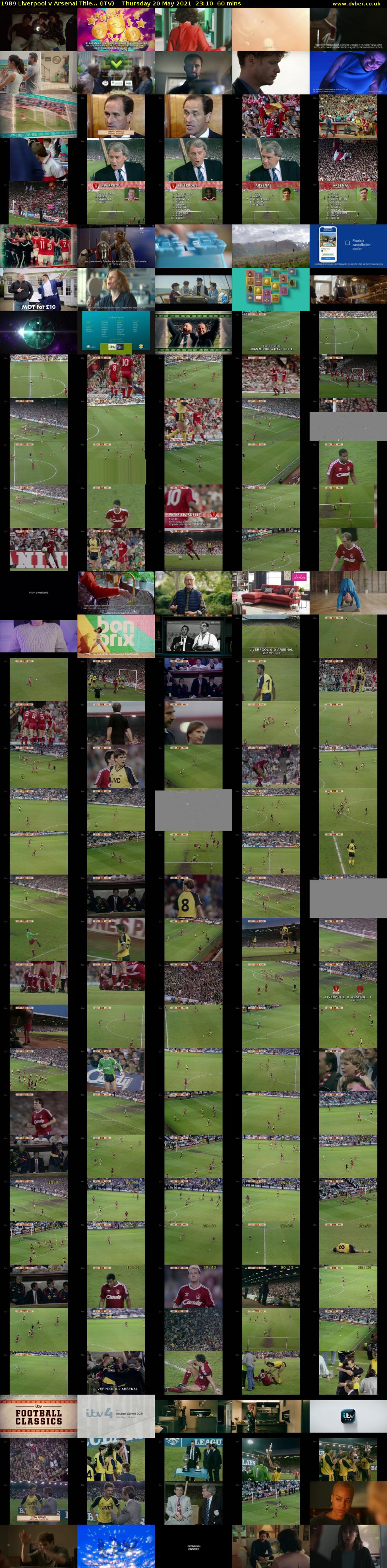 1989 Liverpool v Arsenal Title... (ITV) Thursday 20 May 2021 23:10 - 00:10
