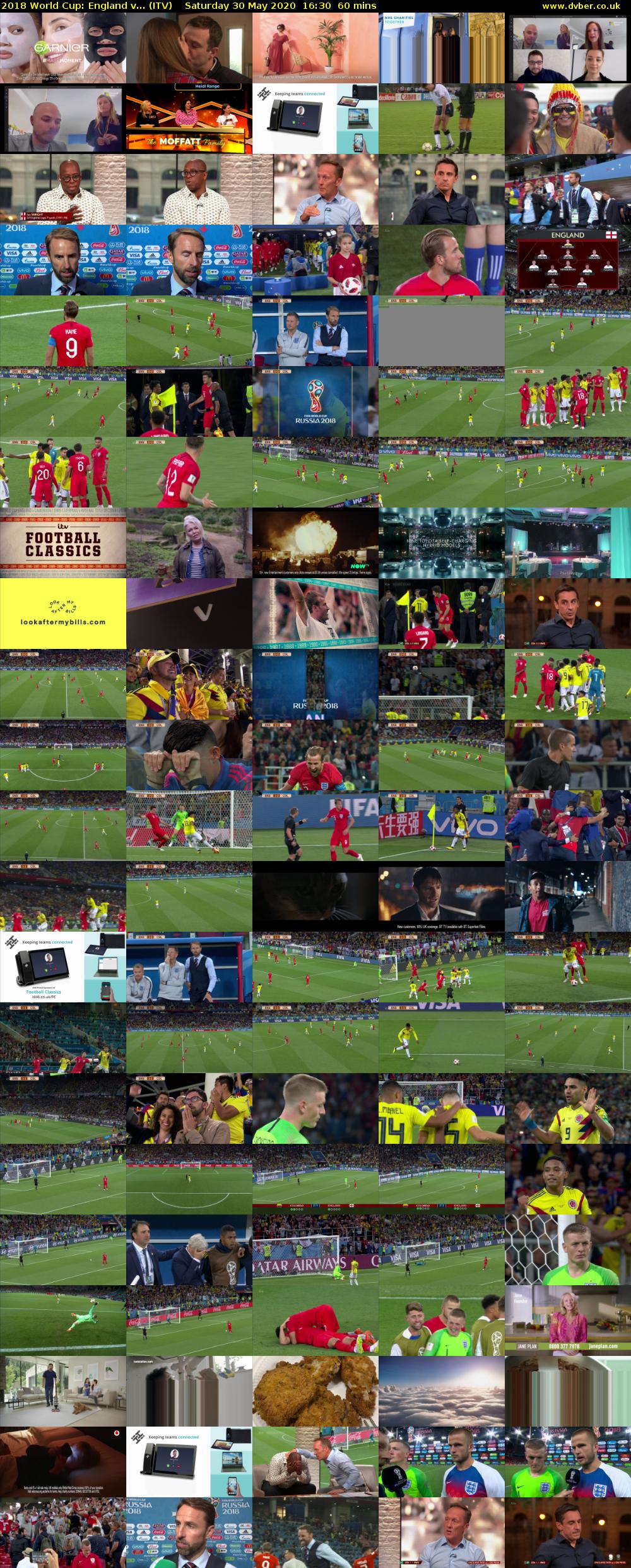 2018 World Cup: England v... (ITV) Saturday 30 May 2020 16:30 - 17:30