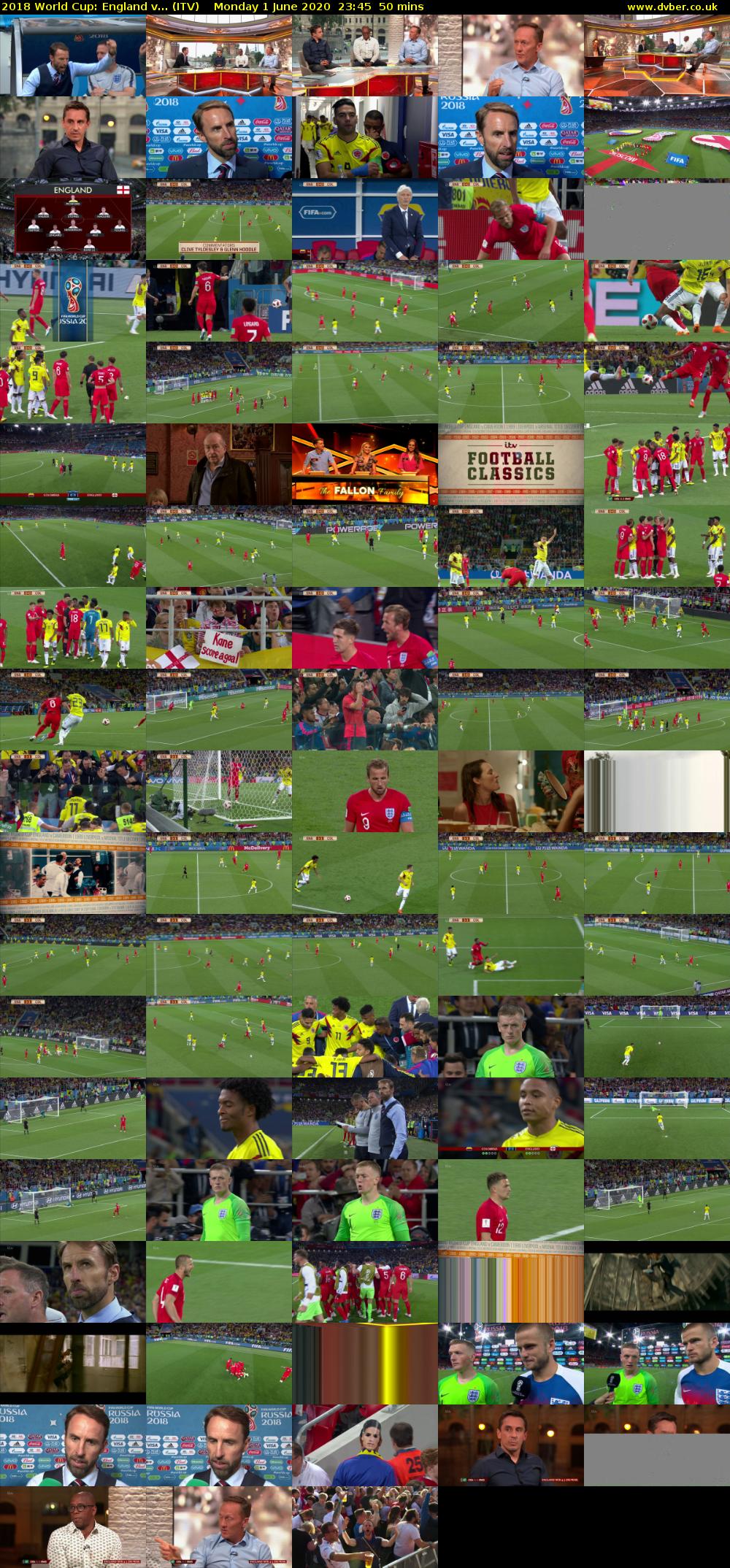 2018 World Cup: England v... (ITV) Monday 1 June 2020 23:45 - 00:35