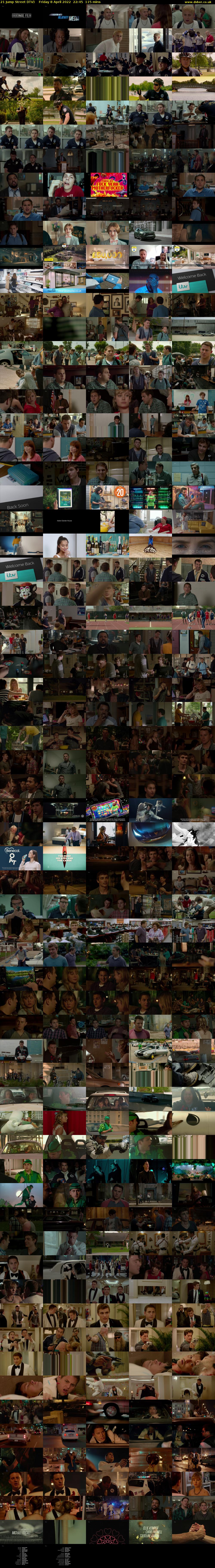 21 Jump Street (ITV) Friday 8 April 2022 22:45 - 00:40