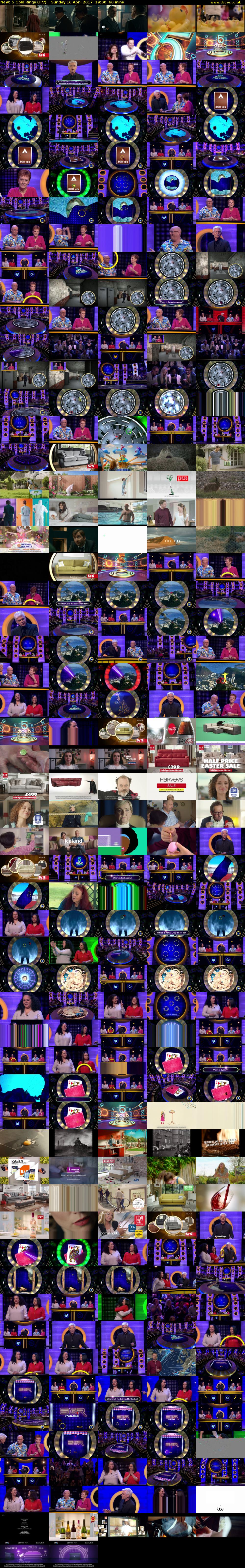 5 Gold Rings (ITV) Sunday 16 April 2017 19:00 - 20:00