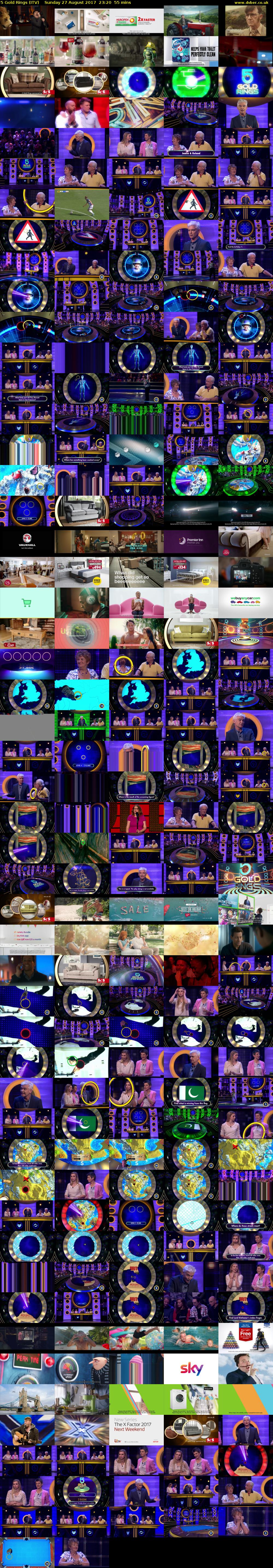 5 Gold Rings (ITV) Sunday 27 August 2017 23:20 - 00:15