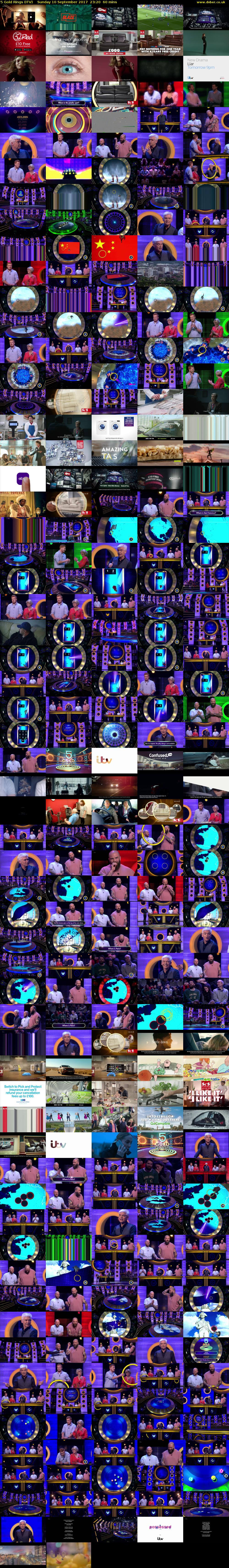 5 Gold Rings (ITV) Sunday 10 September 2017 23:20 - 00:20