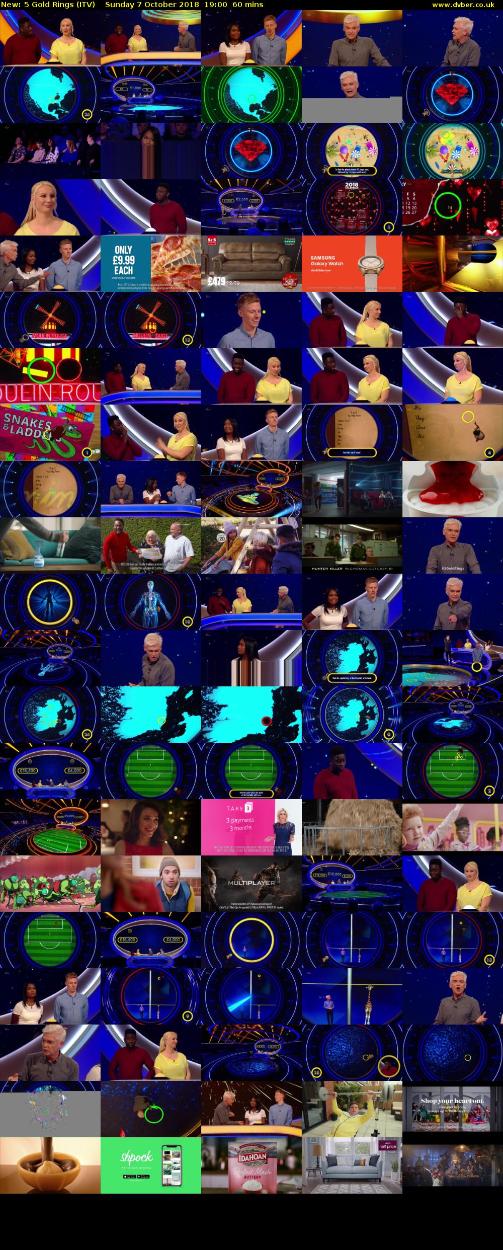 5 Gold Rings (ITV) Sunday 7 October 2018 19:00 - 20:00