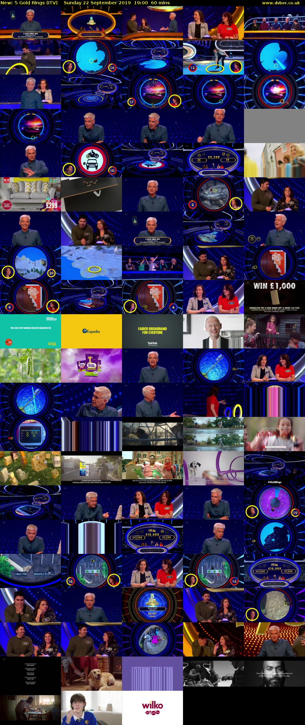 5 Gold Rings (ITV) Sunday 22 September 2019 19:00 - 20:00