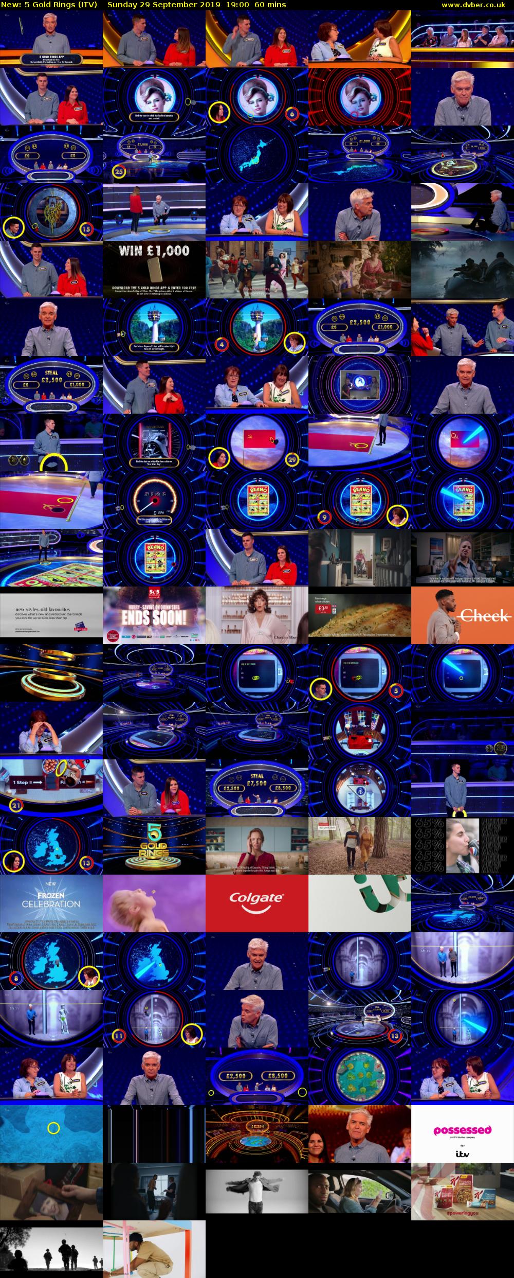 5 Gold Rings (ITV) Sunday 29 September 2019 19:00 - 20:00