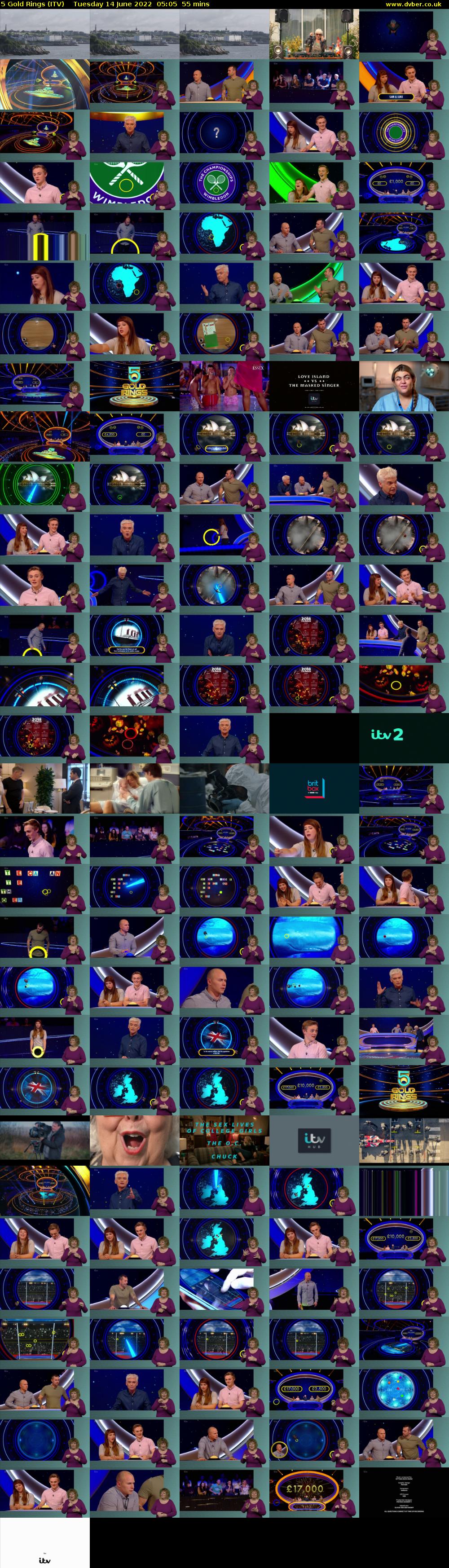5 Gold Rings (ITV) Tuesday 14 June 2022 05:05 - 06:00