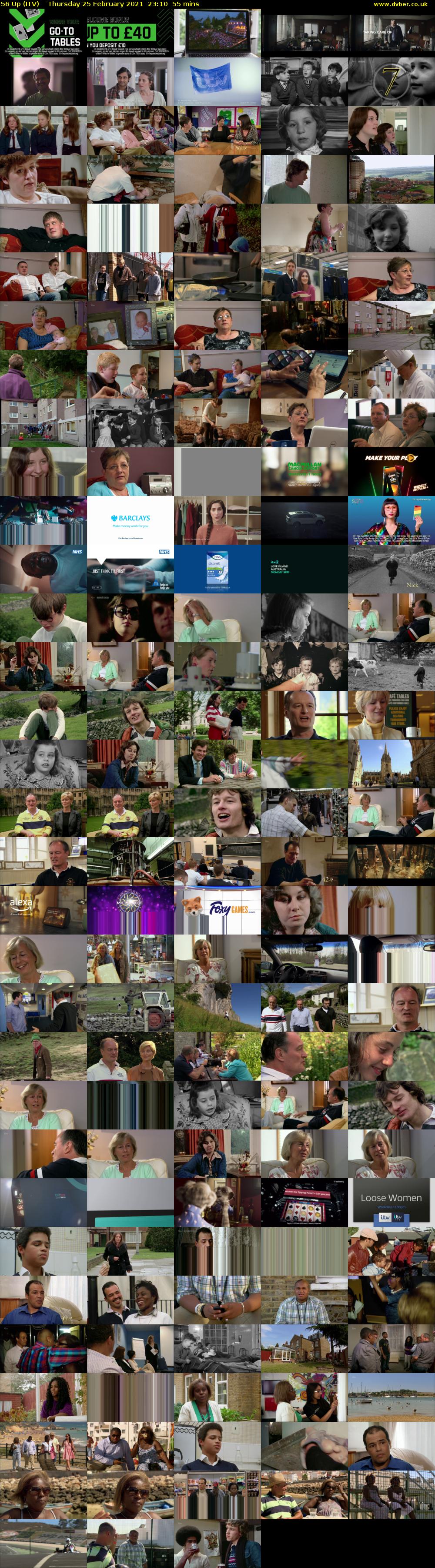 56 Up (ITV) Thursday 25 February 2021 23:10 - 00:05