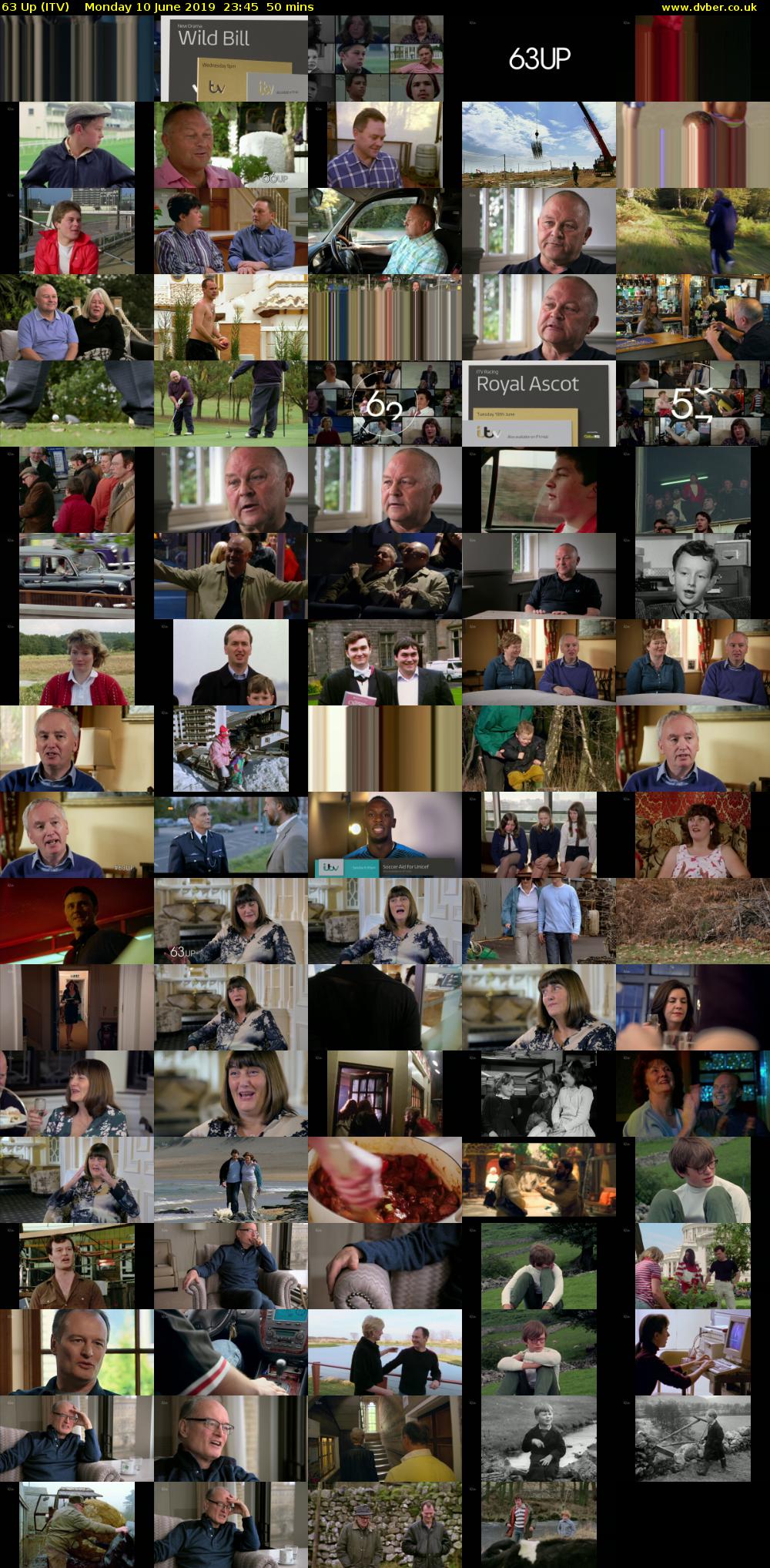 63 Up (ITV) Monday 10 June 2019 23:45 - 00:35