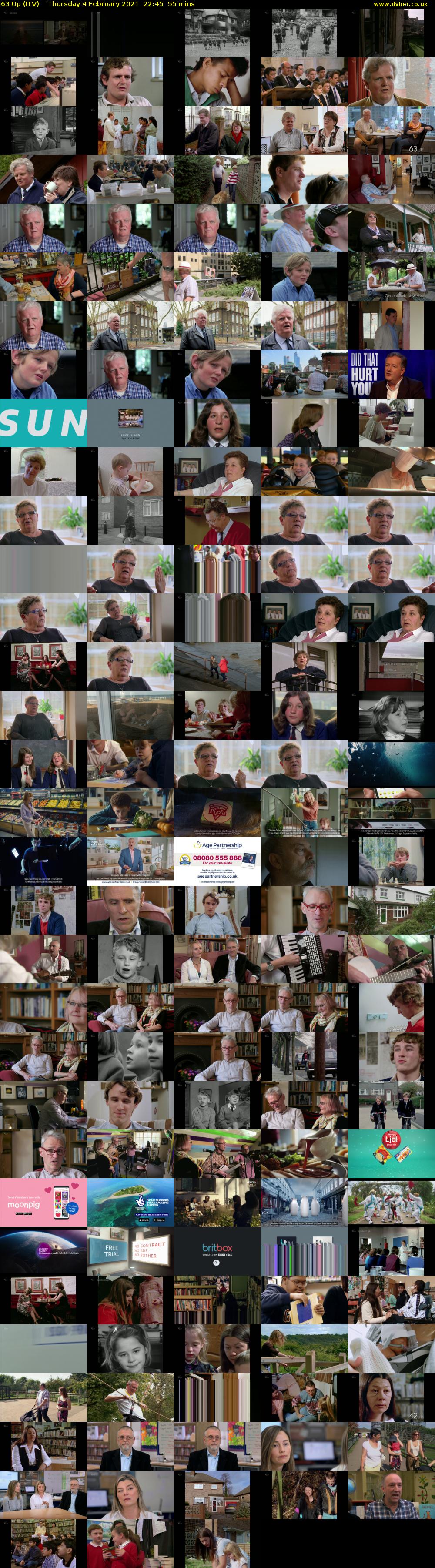 63 Up (ITV) Thursday 4 February 2021 22:45 - 23:40