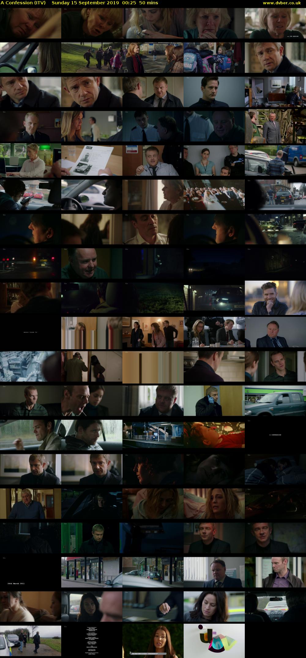 A Confession (ITV) Sunday 15 September 2019 00:25 - 01:15