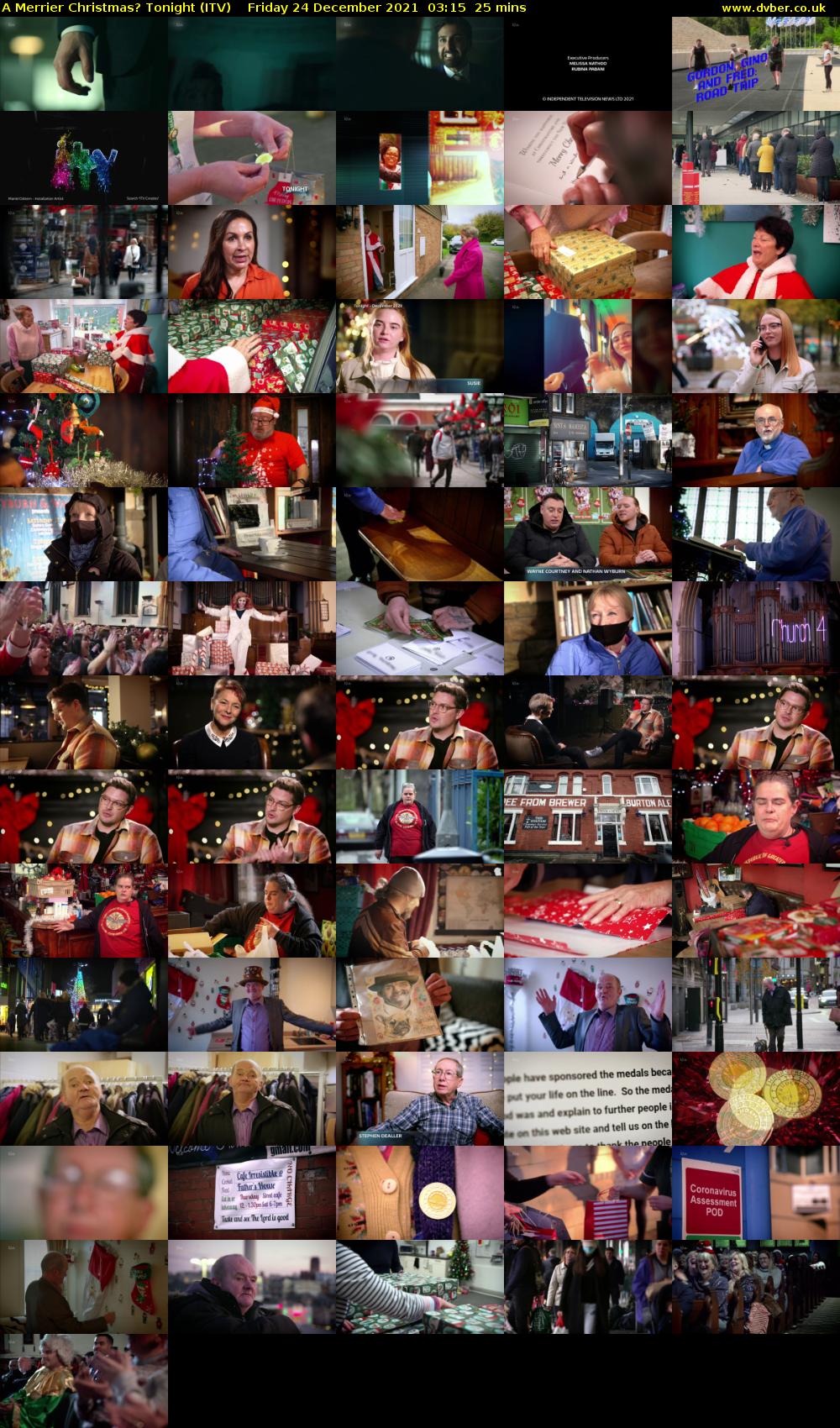 A Merrier Christmas? Tonight (ITV) Friday 24 December 2021 03:15 - 03:40