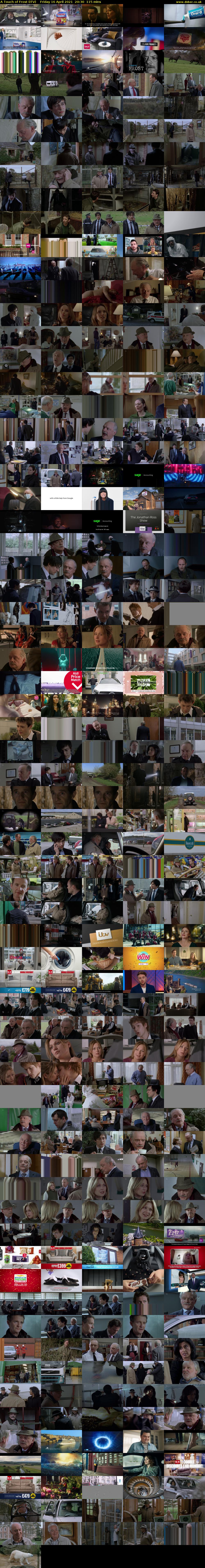 A Touch of Frost (ITV) Friday 16 April 2021 20:30 - 22:25