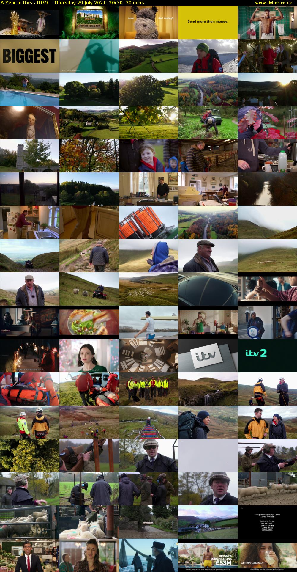 A Year in the... (ITV) Thursday 29 July 2021 20:30 - 21:00