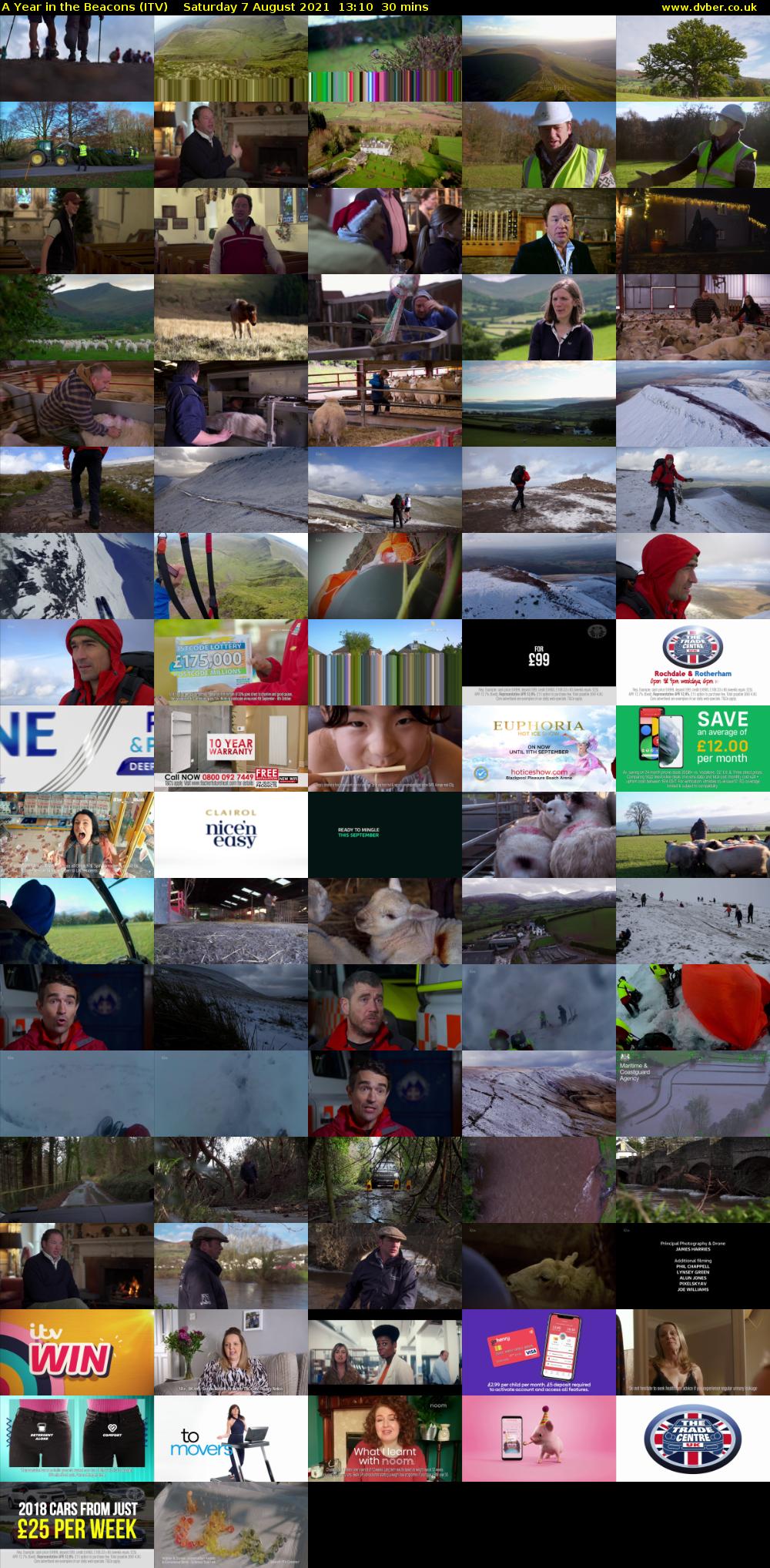 A Year in the Beacons (ITV) Saturday 7 August 2021 13:10 - 13:40