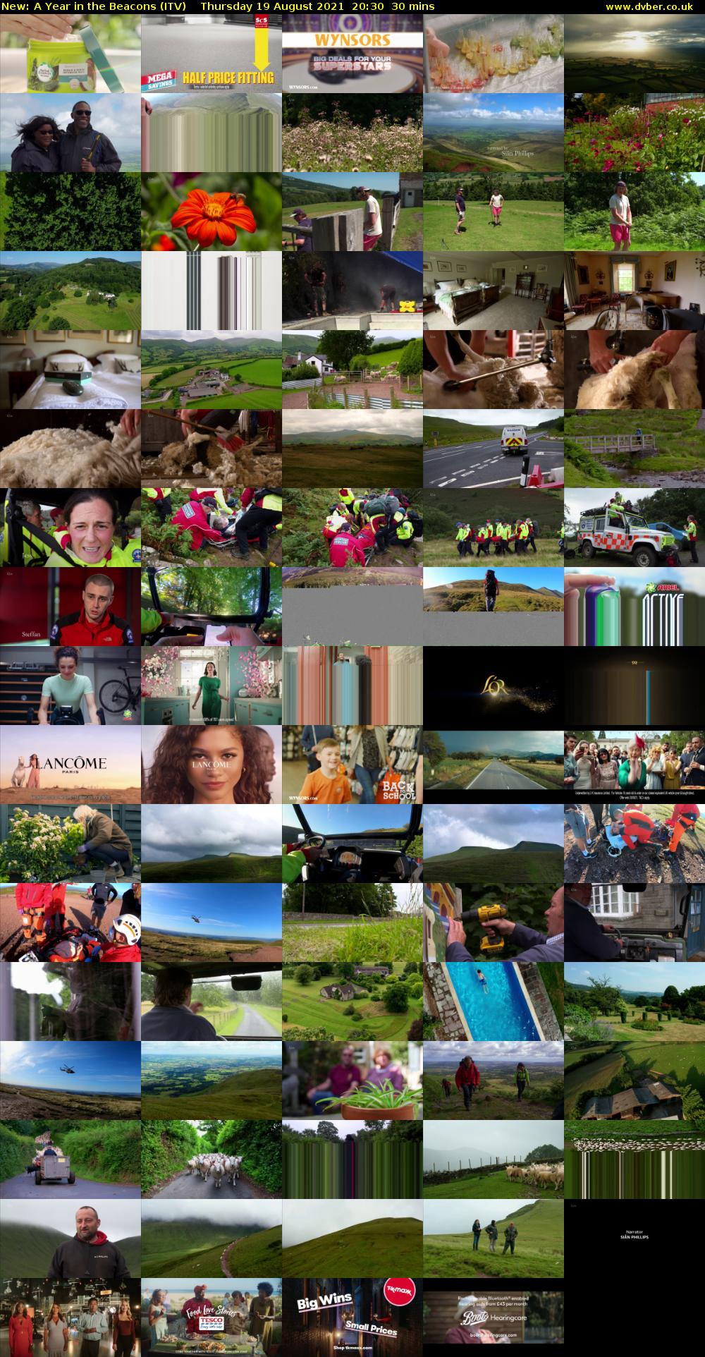 A Year in the Beacons (ITV) Thursday 19 August 2021 20:30 - 21:00