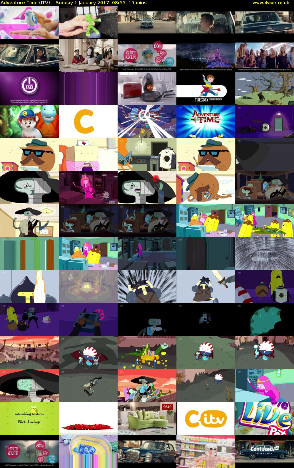 Adventure Time (ITV) Sunday 1 January 2017 08:55 - 09:10