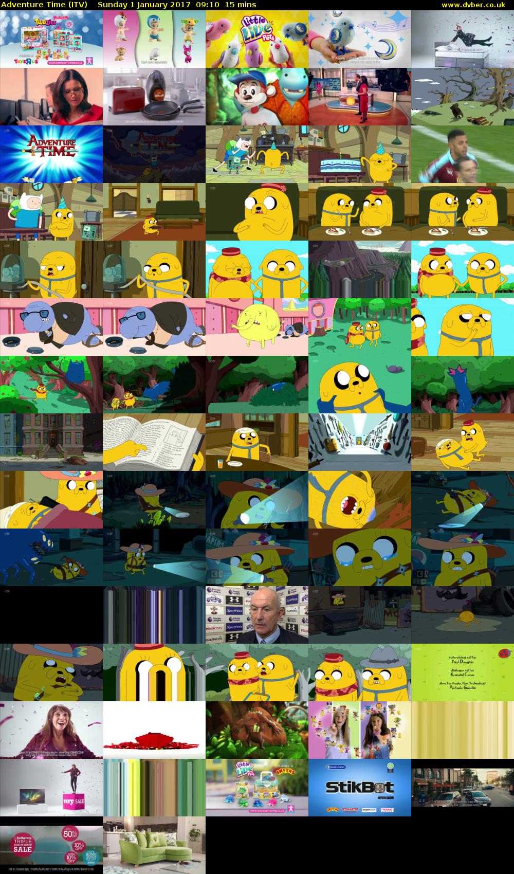 Adventure Time (ITV) Sunday 1 January 2017 09:10 - 09:25