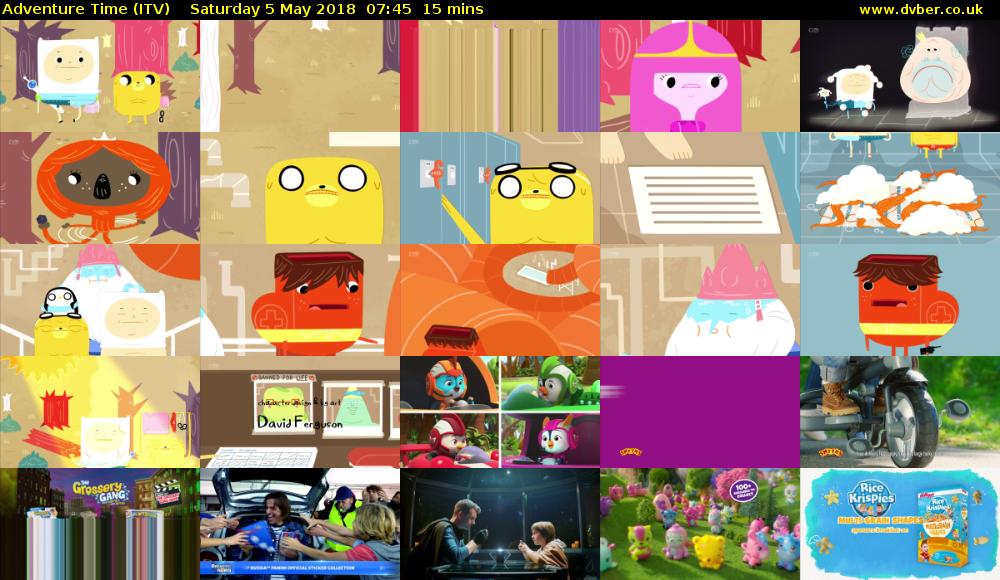 Adventure Time (ITV) Saturday 5 May 2018 07:45 - 08:00