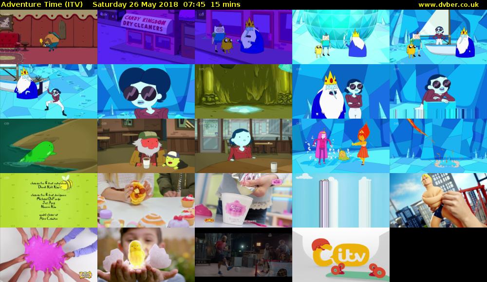 Adventure Time (ITV) Saturday 26 May 2018 07:45 - 08:00