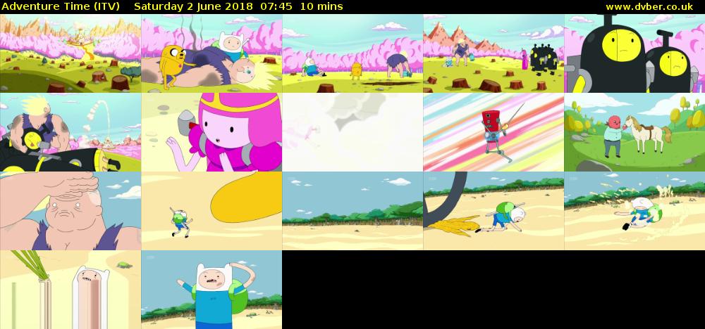 Adventure Time (ITV) Saturday 2 June 2018 07:45 - 07:55