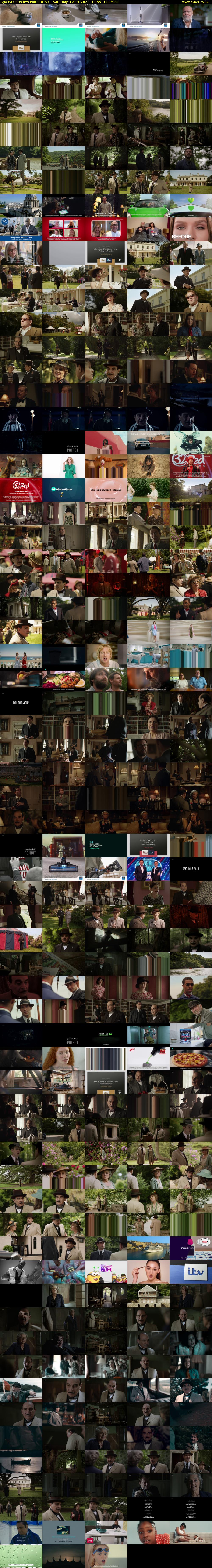 Agatha Christie's Poirot (ITV) Saturday 3 April 2021 13:55 - 15:55