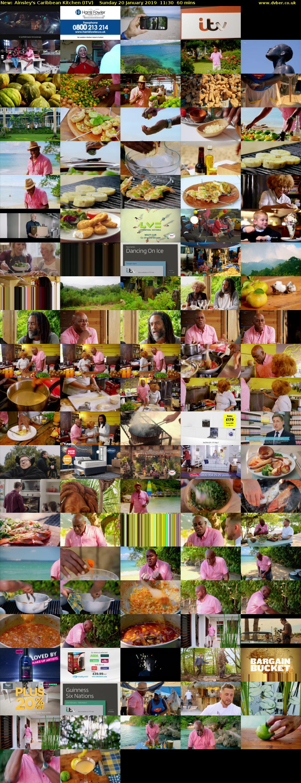 Ainsley's Caribbean Kitchen (ITV) Sunday 20 January 2019 11:30 - 12:30