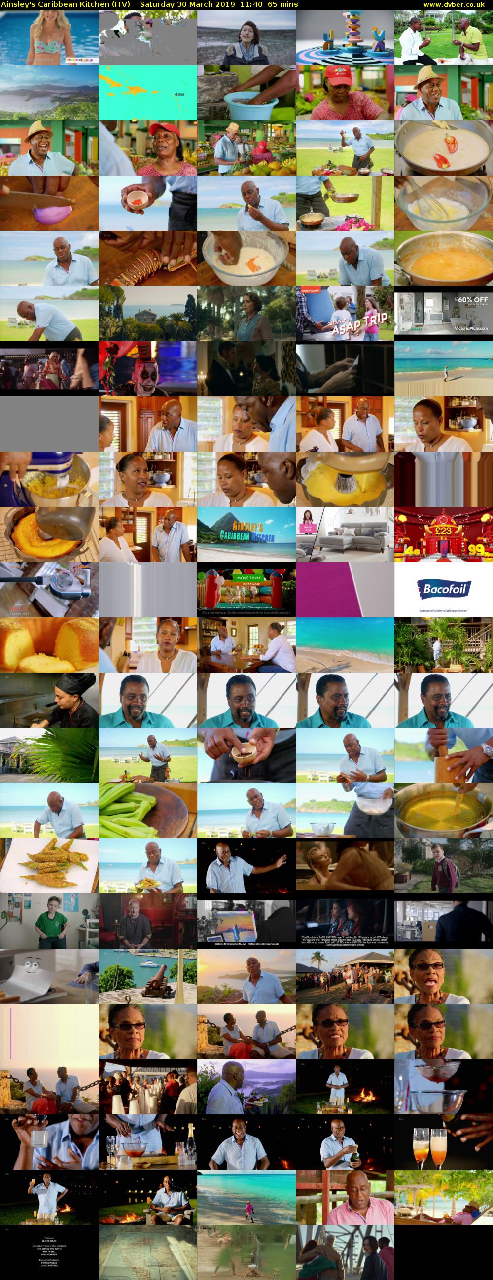 Ainsley's Caribbean Kitchen (ITV) Saturday 30 March 2019 11:40 - 12:45