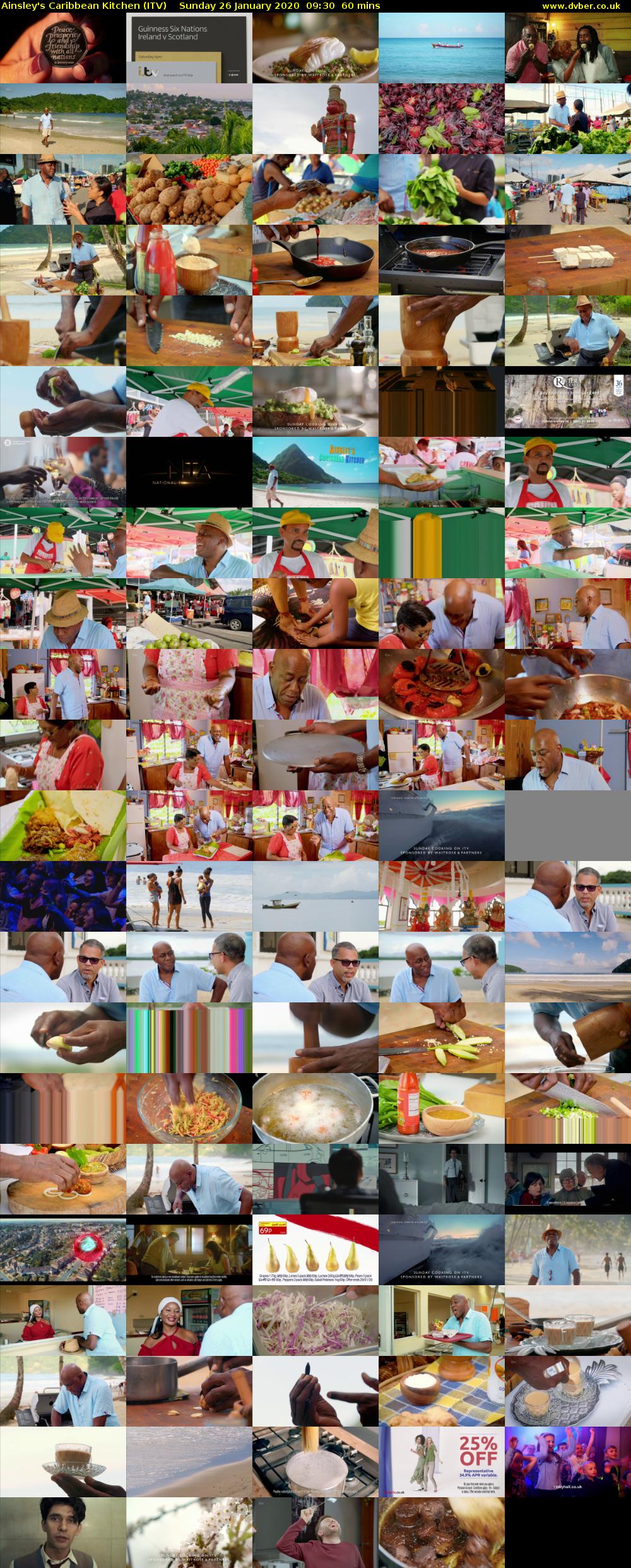 Ainsley's Caribbean Kitchen (ITV) Sunday 26 January 2020 09:30 - 10:30