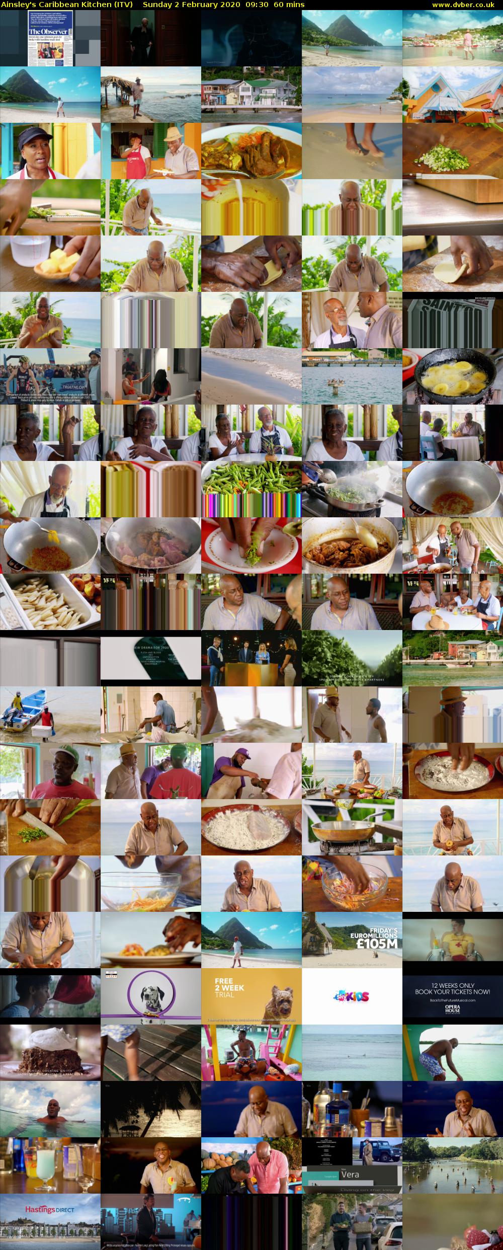 Ainsley's Caribbean Kitchen (ITV) Sunday 2 February 2020 09:30 - 10:30