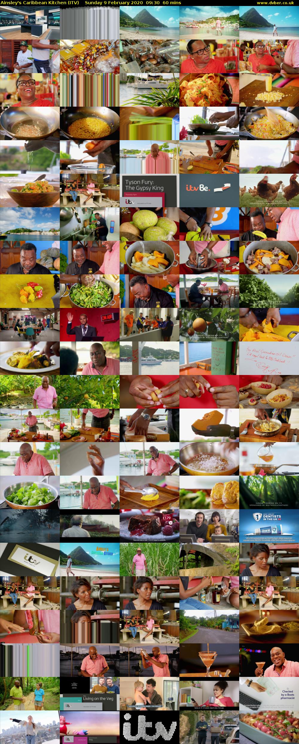Ainsley's Caribbean Kitchen (ITV) Sunday 9 February 2020 09:30 - 10:30