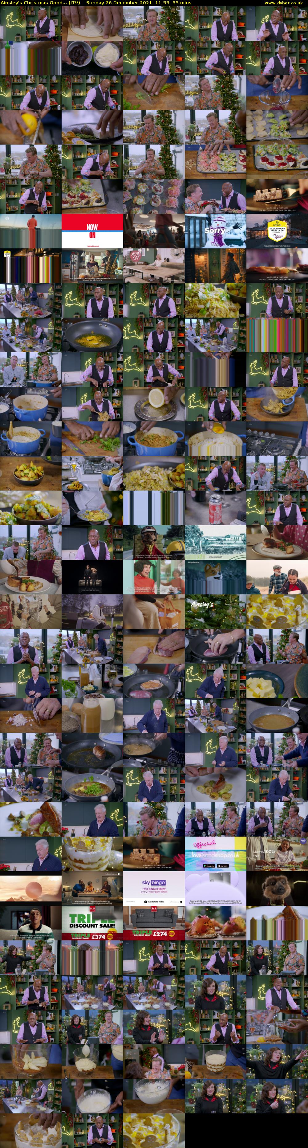 Ainsley's Christmas Good... (ITV) Sunday 26 December 2021 11:55 - 12:50