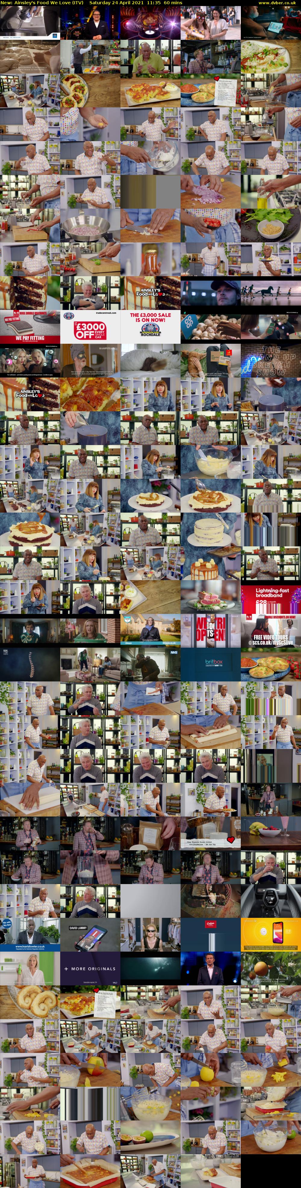 Ainsley's Food We Love (ITV) Saturday 24 April 2021 11:35 - 12:35