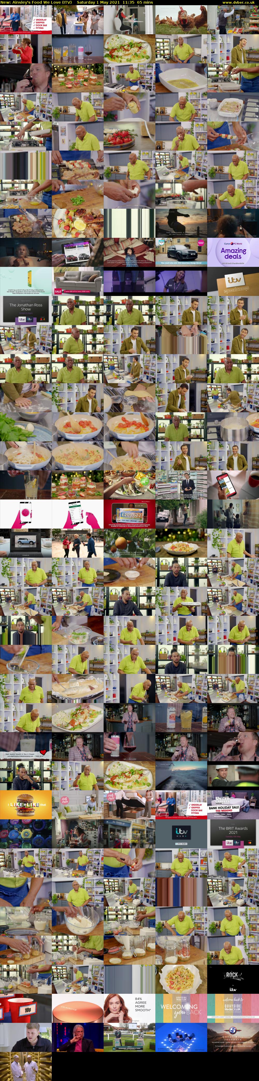 Ainsley's Food We Love (ITV) Saturday 1 May 2021 11:35 - 12:40