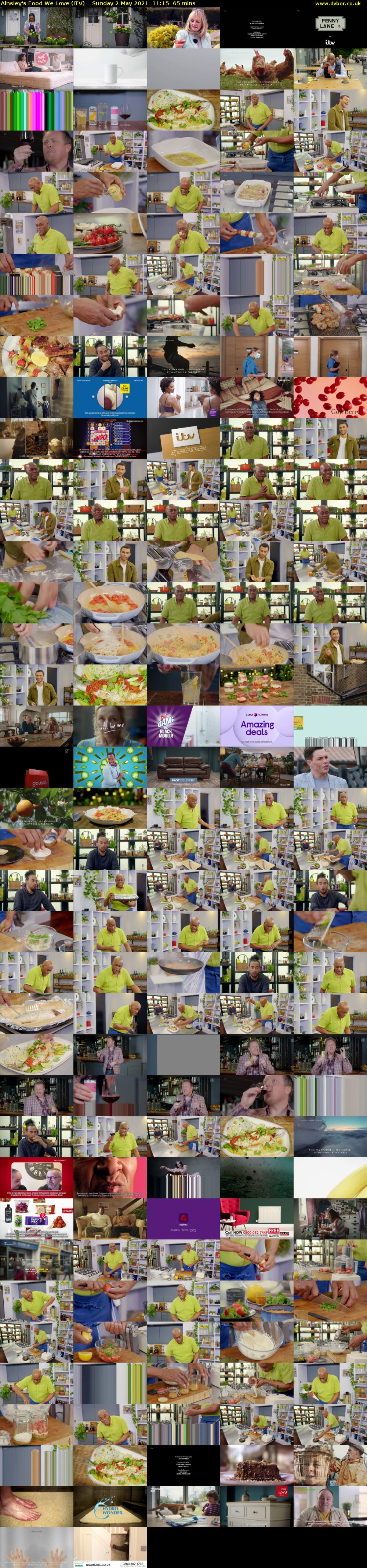Ainsley's Food We Love (ITV) Sunday 2 May 2021 11:15 - 12:20