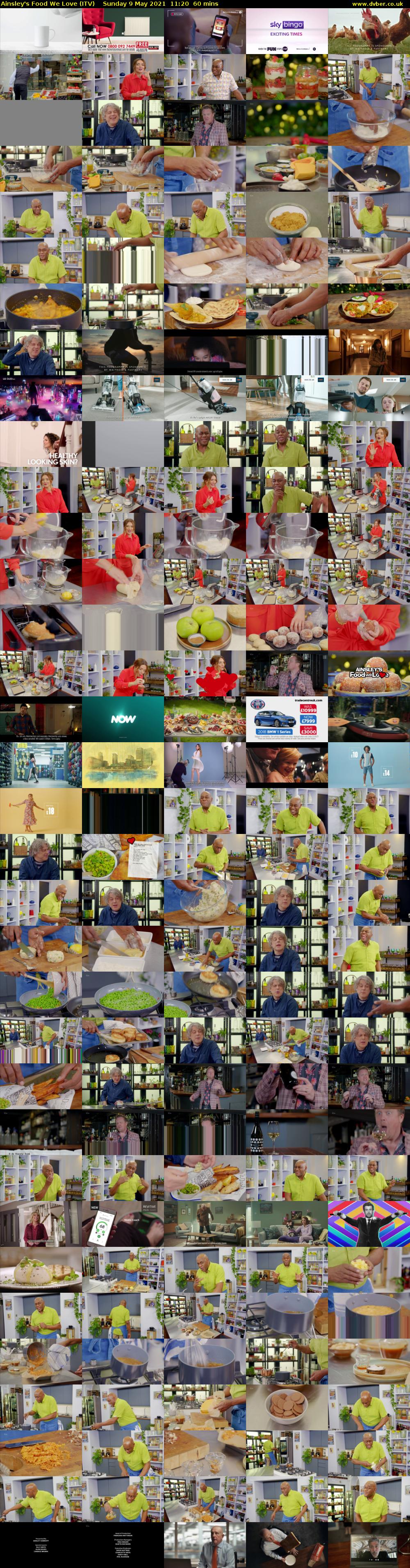 Ainsley's Food We Love (ITV) Sunday 9 May 2021 11:20 - 12:20