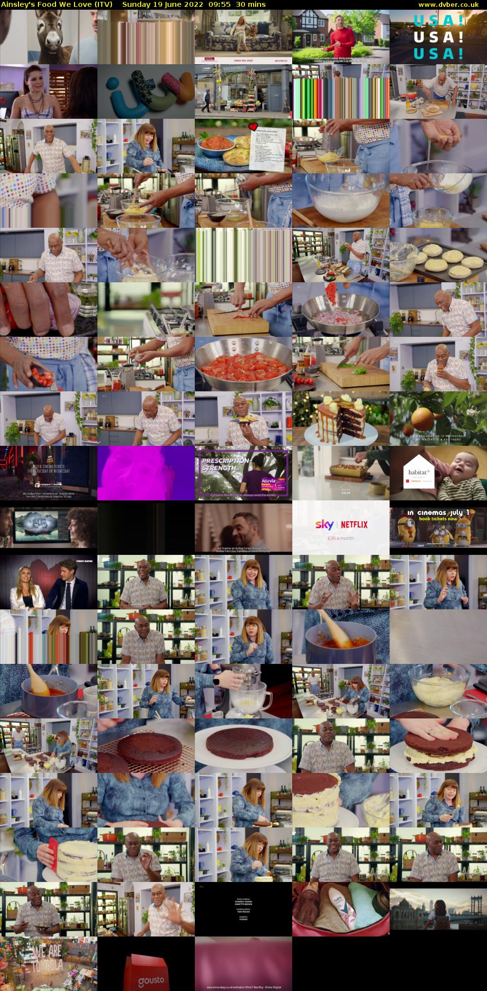 Ainsley's Food We Love (ITV) Sunday 19 June 2022 09:55 - 10:25