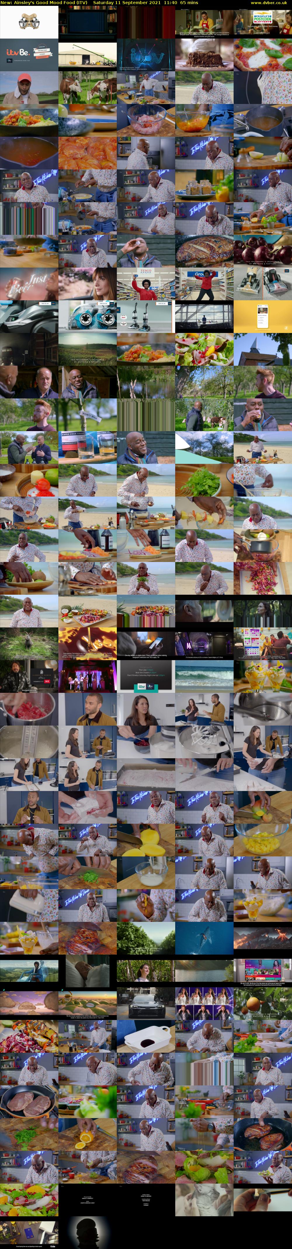Ainsley's Good Mood Food (ITV) Saturday 11 September 2021 11:40 - 12:45