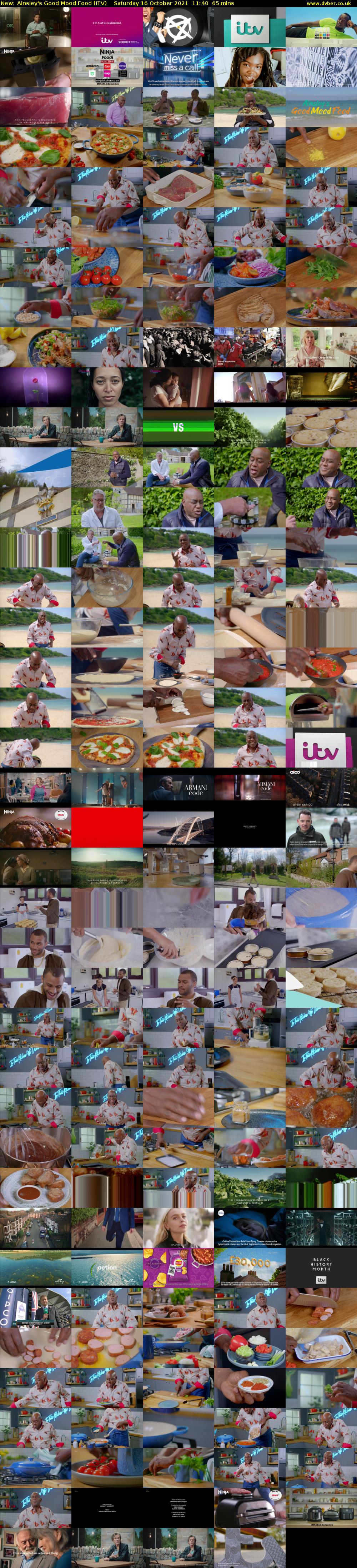 Ainsley's Good Mood Food (ITV) Saturday 16 October 2021 11:40 - 12:45