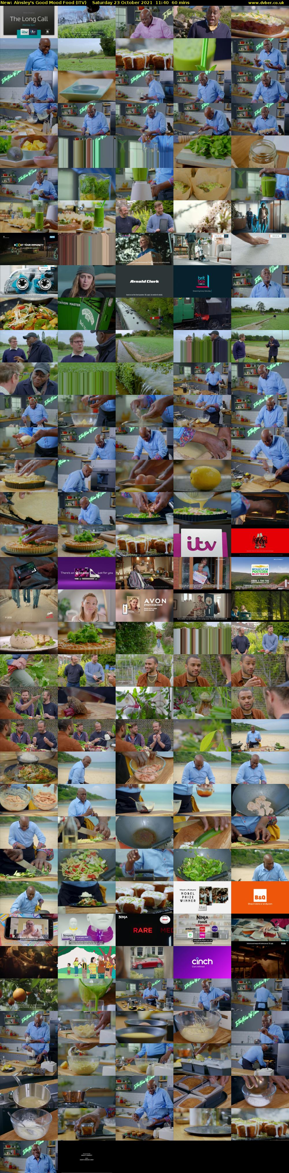 Ainsley's Good Mood Food (ITV) Saturday 23 October 2021 11:40 - 12:40
