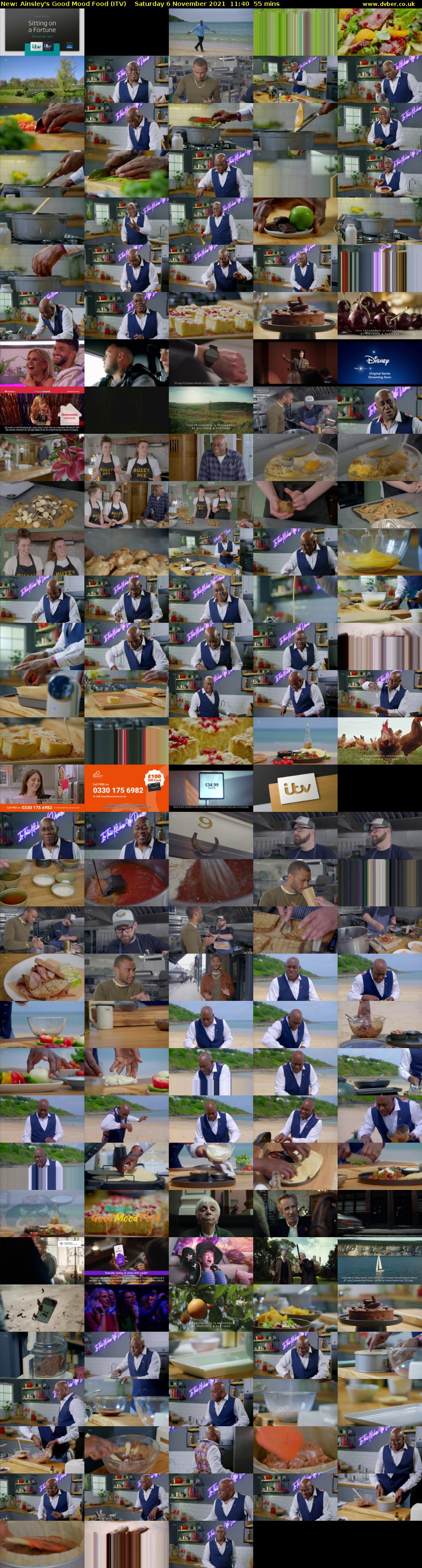 Ainsley's Good Mood Food (ITV) Saturday 6 November 2021 11:40 - 12:35
